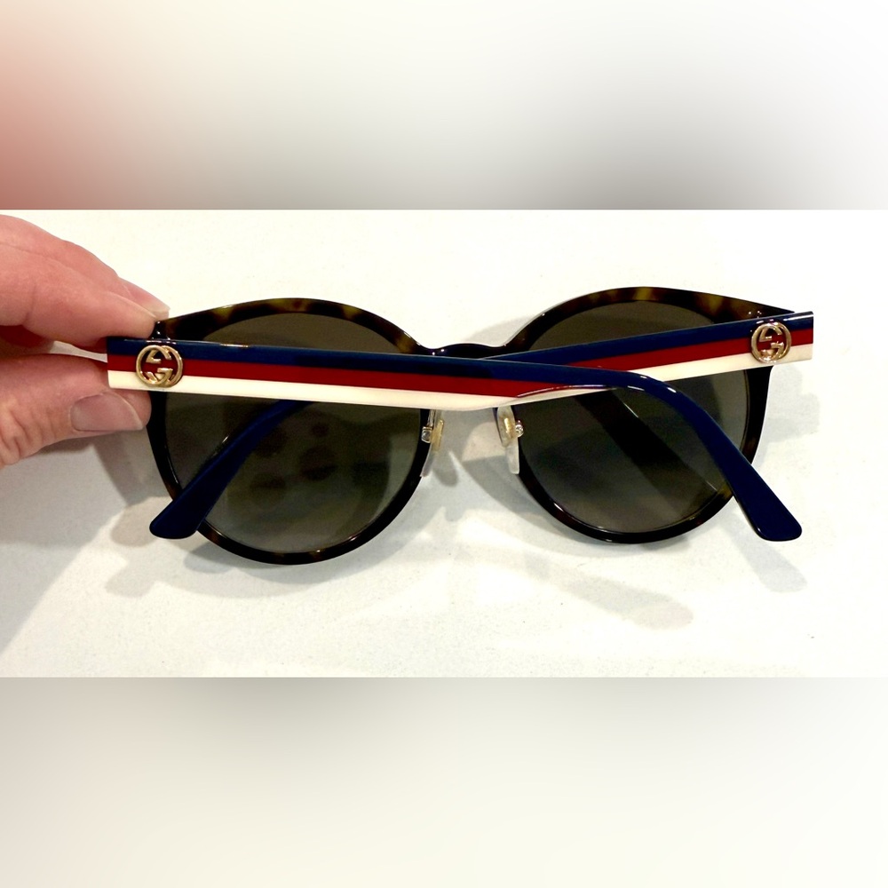 Gucci Tortoiseshell Round Women's Sunglasses